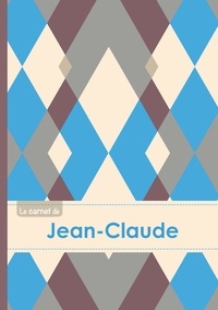  XXX - Le carnet de Jean-Claude - Lignes, 96p, A5 - Jacquard Bleu Gris Taupe.