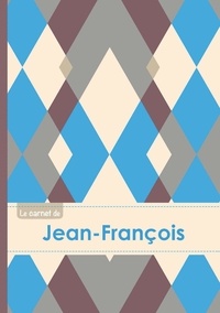  XXX - Le carnet de Jean-François - Lignes, 96p, A5 - Jacquard Bleu Gris Taupe.
