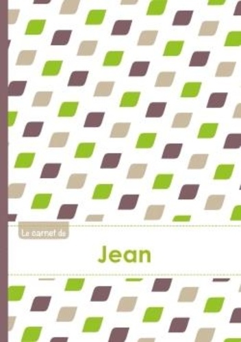  XXX - Le carnet de Jean - Lignes, 96p, A5 - Pe´tales Vert Taupe Gris.