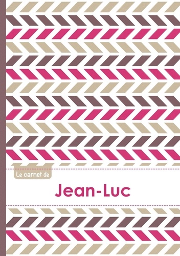  XXX - Le carnet de Jean-Luc - Lignes, 96p, A5 - Motifs Violet Gris Taupe.