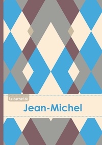  XXX - Le carnet de Jean-Michel - Lignes, 96p, A5 - Jacquard Bleu Gris Taupe.