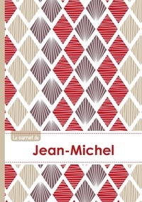  XXX - Le carnet de Jean-Michel - Lignes, 96p, A5 - Pétales Japonaises Violette Taupe Rouge.