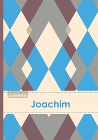  XXX - Le carnet de Joachim - Lignes, 96p, A5 - Jacquard Bleu Gris Taupe.