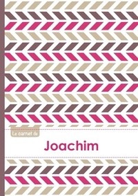  XXX - Le carnet de Joachim - Lignes, 96p, A5 - Motifs Violet Gris Taupe.