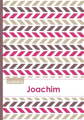  XXX - Le carnet de Joachim - Lignes, 96p, A5 - Motifs Violet Gris Taupe.