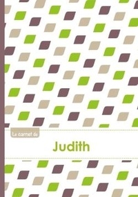  XXX - Le carnet de Judith - Lignes, 96p, A5 - Pe´tales Vert Taupe Gris.
