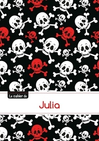  XXX - Le carnet de Julia - Blanc, 96p, A5 - Têtes de mort.