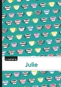  XXX - Le carnet de Julie - Lignes, 96p, A5 - Coffee Cups.