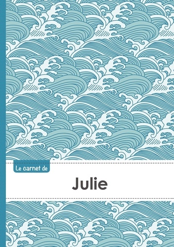  XXX - Le carnet de Julie - Lignes, 96p, A5 - Vague Japonaise.
