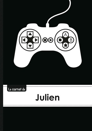  XXX - Le carnet de Julien - Lignes, 96p, A5 - Manette jeu vide´o.