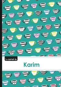 Le carnet de Karim - Lignes, 96p, A5 - Coffee Cups