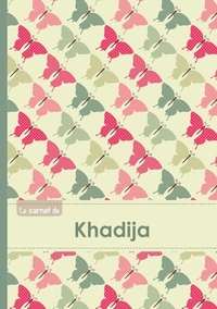  XXX - Le carnet de Khadija - Lignes, 96p, A5 - Papillons Vintage.