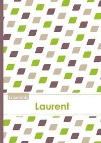  XXX - Le carnet de Laurent - Lignes, 96p, A5 - Pe´tales Vert Taupe Gris.