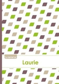  XXX - Le carnet de Laurie - Lignes, 96p, A5 - Pe´tales Vert Taupe Gris.