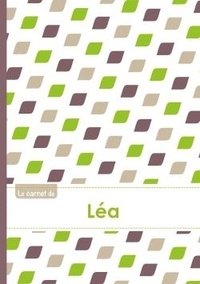  XXX - Le carnet de Léa - Lignes, 96p, A5 - Pe´tales Vert Taupe Gris.