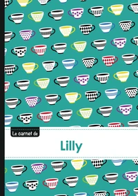 Le carnet de Lilly - Lignes, 96p, A5 - Coffee Cups
