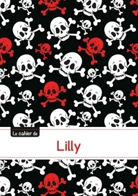  XXX - Le carnet de Lilly - Petits carreaux, 96p, A5 - Têtes de mort.