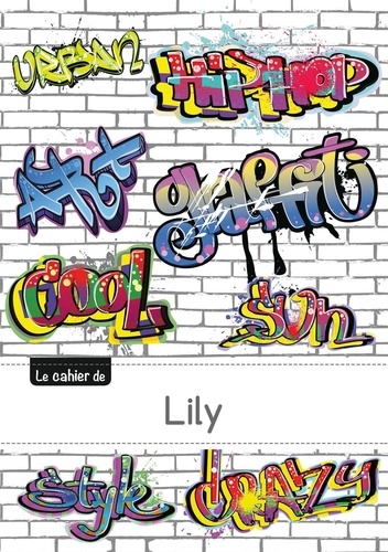  XXX - Le carnet de Lily - Petits carreaux, 96p, A5 - Graffiti.