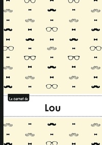  XXX - Le carnet de Lou - Lignes, 96p, A5 - Moustache Hispter.