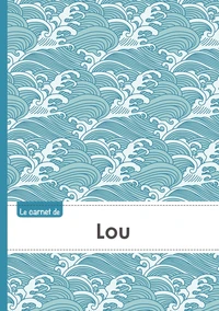 Le carnet de Lou - Lignes, 96p, A5 - Vague Japonaise