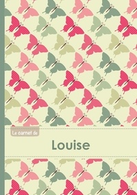  XXX - Le carnet de Louise - Lignes, 96p, A5 - Papillons Vintage.