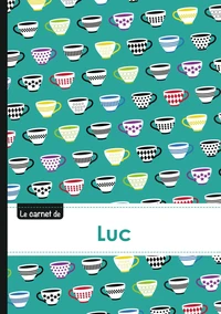 Le carnet de Luc - Lignes, 96p, A5 - Coffee Cups