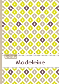  XXX - Le carnet de Madeleine - Lignes, 96p, A5 - Carré Poussin Gris Taupe.