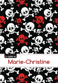  XXX - Le carnet de Marie-Christine - Blanc, 96p, A5 - Têtes de mort.