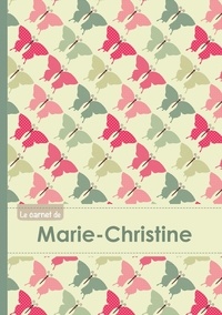  XXX - Le carnet de Marie-Christine - Lignes, 96p, A5 - Papillons Vintage.