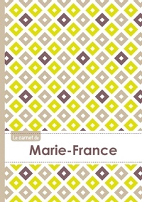  XXX - Le carnet de Marie-France - Lignes, 96p, A5 - Carré Poussin Gris Taupe.