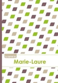  XXX - Le carnet de Marie-Laure - Lignes, 96p, A5 - Pe´tales Vert Taupe Gris.