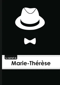 Le carnet de Marie-Thérèse - Lignes, 96p, A5 - Chapeau et N ud papillon