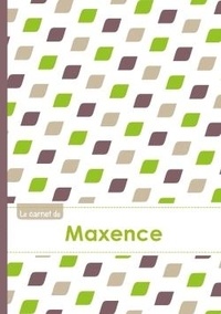  XXX - Le carnet de Maxence - Lignes, 96p, A5 - Pe´tales Vert Taupe Gris.