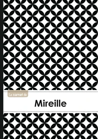 Le carnet de Mireille - Lignes, 96p, A5 - Ronds Noir et Blanc