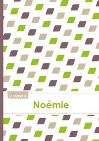 Le carnet de Noémie - Lignes, 96p, A5 - Pe´tales Vert Taupe Gris