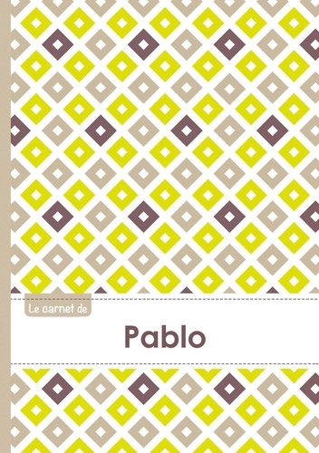  XXX - Le carnet de Pablo - Lignes, 96p, A5 - Carré Poussin Gris Taupe.