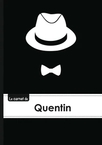 Le carnet de Quentin - Lignes, 96p, A5 - Chapeau et N ud papillon