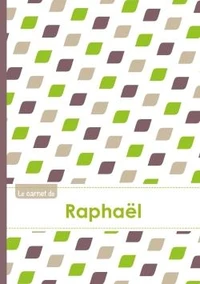 Le carnet de Raphaël - Lignes, 96p, A5 - Pe´tales Vert Taupe Gris