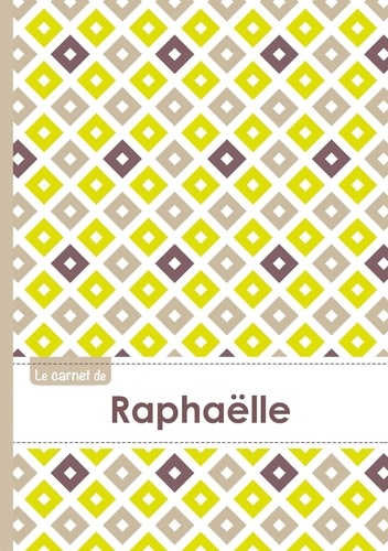  XXX - Le carnet de Raphaëlle - Lignes, 96p, A5 - Carré Poussin Gris Taupe.