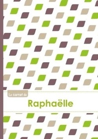  XXX - Le carnet de Raphaëlle - Lignes, 96p, A5 - Pe´tales Vert Taupe Gris.