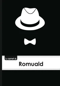 Le carnet de Romuald - Lignes, 96p, A5 - Chapeau et N ud papillon