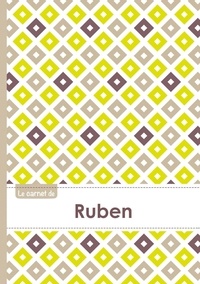  XXX - Le carnet de Ruben - Lignes, 96p, A5 - Carré Poussin Gris Taupe.