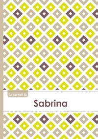  XXX - Le carnet de Sabrina - Lignes, 96p, A5 - Carré Poussin Gris Taupe.