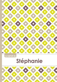  XXX - Le carnet de Stéphanie - Lignes, 96p, A5 - Carré Poussin Gris Taupe.