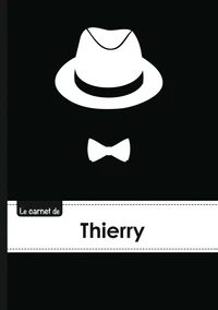 Le carnet de Thierry - Lignes, 96p, A5 - Chapeau et N ud papillon