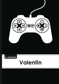 Le carnet de Valentin - Lignes, 96p, A5 - Manette jeu vide´o