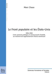 Le Front populaire et les Etats-Unis 1936-1938