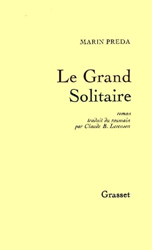 M Preda - Le Grand solitaire.
