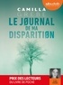 Camilla Grebe - Le journal de ma disparition. 2 CD audio MP3