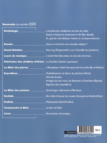 Le monde de la Bible N° 228 Jésus a-t-il fondé une nouvelle religion ?